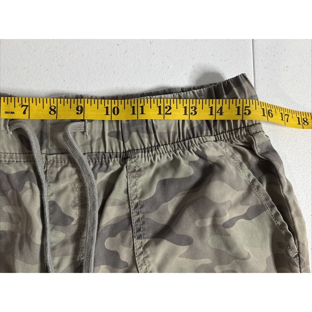 American‎ Eagle Women's Medium Green Camo Cargo Pant Drawstring Waist Jogger - Picture 13 of 16